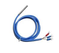 DS18B Sensore di temperatura digitale Sonda di rilevamento incapsulata Configurazione con asta diritta/patch/montaggio su foro 1M/2M/3M/4M/5M(Straight rod,Cable length 4M)