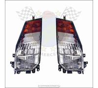 DS26090 Kit 2X Faro Proiettore Dx+Sx per Renault 2006/10>2008/07 Nissan 2006/10