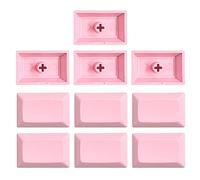 DSA Keycap Supplemento personalità vuoto 1.5U Keycaps 10 Pezzi MatteFinish Multicolori Accessori per tastiera Accessori per tastiera da gioco Personalizza Keycap Sostituzione Keycap