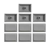 DSA Keycap Supplemento personalità vuoto 1.5U Keycaps 10 Pezzi MatteFinish Multicolori Accessori per tastiera Accessori per tastiera da gioco Personalizza Keycap Sostituzione Keycap