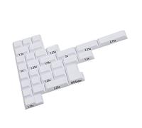 DSA Profile PBT CMYK RGB White Modificatori 30 tasti Dye Sub Blank Keycap per tastiera meccanica Cherry MX (bianco vuoto)