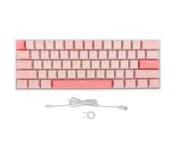 Dsacxixai Clavier, 61 Touches Modes D'éclairage Multiples RGB Connexion Filaire USB Clavier Mecanique pour les Affaires de Jeu