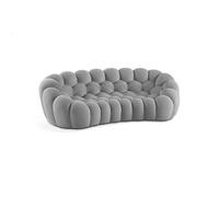 DSAFHIU Divano moderno Lazy Bubble, divano a bolle con forma a nido d'ape 3D, comodo divano senza braccioli for il tempo libero, for soggiorno e camera da letto.(Gray)