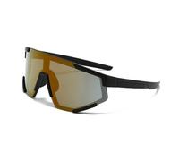DSAFHIU Occhiali da sole unisex for ciclismo con comodi naselli e protezione UV for uomo e donna, ideali for ciclismo su strada, mountain bike e gite all'aperto(Black frame tea)