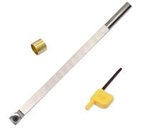 DSAINT Utensile for tornitura del Legno Barra degli Strumenti più Ruvida for tornio con Punta in Metallo Duro con Inserto in Metallo Duro da 15 mm for hobbista del Legno o Fai-da-Te o Carpentiere