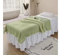 DSAoTeng Coperta per lettino da massaggio spa, in morbido pile di coniglio, calda e accogliente, lavabile in lavatrice, per saloni di bellezza, spa, sala massaggi, casa per tutte le stagioni (#1, 110