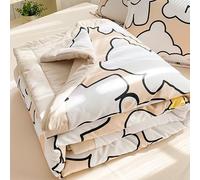 DSAoTeng Coperta rinfrescante per sudorazione notturna, leggera e traspirante, double-face, con grazioso motivo a cartoni animati, morbida e sottile, per letto, divano, dormitorio, viaggi, per chi