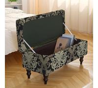 DSAoTeng Copertura per panca pieghevole per ottomana, elasticizzata, con stampa, rettangolare, con fondo elastico, antipolvere, antiscivolo, protezione per mobili, per soggiorno, camera da letto