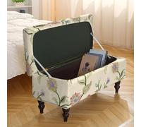 DSAoTeng Copertura per panca pieghevole per ottomana, elasticizzata, con stampa, rettangolare, con fondo elastico, antipolvere, antiscivolo, protezione per mobili, per soggiorno, camera da letto