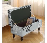 DSAoTeng Copertura per panca pieghevole per ottomana, elasticizzata, con stampa, rettangolare, con fondo elastico, antipolvere, antiscivolo, protezione per mobili, per soggiorno, camera da letto