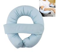 DSAoTeng Cuscino anti-piaghe da decubito, cuscino regolabile a ciambella per testa, orecchie, viso, supporto post-chirurgia oculare, per alleviare la pressione di mani e piedi, anziani, disabili (blu