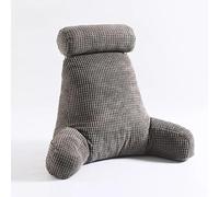DSAoTeng Cuscino da lettura con braccioli, supporto per la schiena, ergonomico con imbottitura in cotone PP, cuscino per sedersi a letto sul divano, con supporto lombare e collo, per leggere e