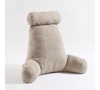 DSAoTeng Cuscino da lettura con braccioli, supporto per la schiena, ergonomico con imbottitura in cotone PP, cuscino per sedersi a letto sul divano, con supporto lombare e collo, per leggere e