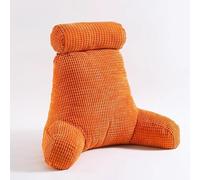 DSAoTeng Cuscino da lettura con braccioli, supporto per la schiena, ergonomico con imbottitura in cotone PP, cuscino per sedersi a letto sul divano, con supporto lombare e collo, per leggere e