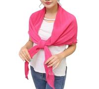 DSAoTeng Scialle da donna increspato a prova di sole, colore puro, leggero, in chiffon, protezione dai raggi UV, con orlo increspato, traspirante, sciarpa rinfrescante per guida, spiaggia