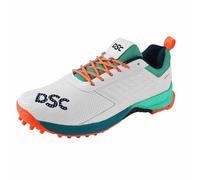 DSC Jaffa 22, Cricket Shoes Uomo, Sea Green/Fluro Orange, 38 EU