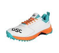 DSC Jaffa, Cricket Shoe Uomo, White/Orange, 42 EU