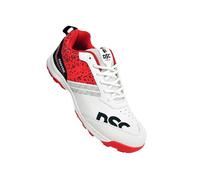 DSC Scarpa da Cricket Zooter, per Uomo e Ragazzo, Taglia: 2 UK, Bianco-Rosso