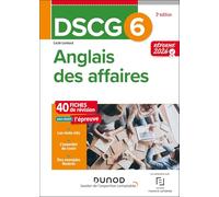 DSCG 6 - Anglais des affaires - Fiches - 3e éd. - Réforme 2026-2027