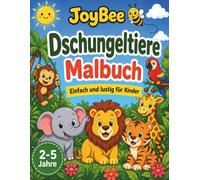 Dschungeltiere: Malbuch