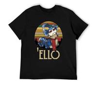 DSCXSD Labyrinth The Worm Ello Cult Film 80s Fantasy Vintage Black Men T Shirt Tee Black