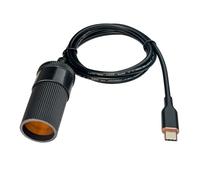 DSD TECH MagicConn SH-CP12M Adattatore da USB-C a accendisigari da 12 V per registratore GPS per auto