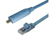 DSD TECH SH-RJ45B Cavo da USB C a RJ45 per console con chip FTDI per Cisco Router/switch NETGEAR Supporto MacBook Pro/Air 2018 e altri laptop USB-C
