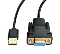 DSD TECH SH-RS232G Cavo femmina da USB a DB9 seriale Chip integrato FTDI FT232RL