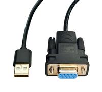 DSD TECH SH-RS232G Cavo femmina da USB a DB9 seriale Chip integrato FTDI FT232RL