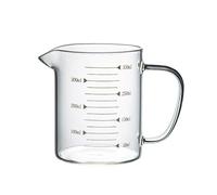 DSDGVDFBV Clear,350 ml, misurino in vetro resistente al calore, con scala trasparente, ad alta capacità, ideale come utensile da cucina e accessorio per la cottura