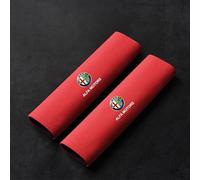 DSEEAK 2 Pezzi Auto Cuscinetti Cintura Sicurezza, per Alfa Romeo Giulietta 2011-2021 Morbido Imbottitura Cintura di Sicurezza Protezione Cintura di Sicurezza Auto,A