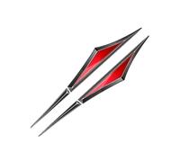 DSEEAK Auto Emblema, per Land Rover Evoque Discovery Sport Range Rover Velar 3/4/5 Impermeabile Resistente Cofano Anteriore e Posteriore Emblema Stemmi Adesivo, Auto Decorativo Accessori,E