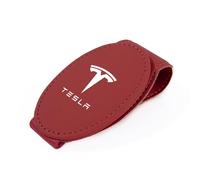 DSEEAK Porta Occhiali Auto, per Tesla Model 3 Highland 2024 Supporto Magnetico Occhiali da Sole Auto, Portaocchiali Auto per La Visiera dell'Auto Accessori Auto,C
