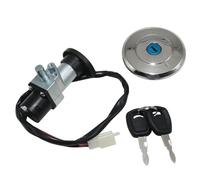 DSEQOPHH Accensione per Moto Compatibile con XG500 per Street 500 per XG750 per Street 750 per XG750A per Street 750A Bloccaggio Interruttore Accensione E Tappo Serbatoio Carburante per Moto 90300075