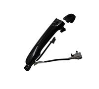 DSEQOPHH Auto Esterno Maniglia Compatibile con Nissan per Micra 2010 2011 2012 2013 2014 2015 2016 2017 2018 2019 con Sensore A Pulsante 1 Pz Maniglia per Porta Esterna(Black,Front Left)