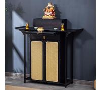 DSEWTEZXI Mobiletto porta-altare buddista con cassetti for tempio, Altare for meditazione domestico con mobiletto, Tavolo porta-altare for chiese con decorazioni retrò, Tavolo for statue di Buddha.
