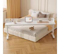DSEWTEZXI Tavolo da letto regolabile in altezza ospedale con ruote, tavolino servitore da letto mobile for mangiare, tavolino letto camera da letto for laptop, tavolino allungabile.