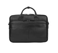 DSFDFDG Borsa da lavoro vintage in vera pelle uomo, for laptop 16 pollici, grande, in di mucca, con tracolla(Black-40cm Small)