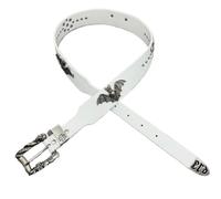 DSFDFDG Cintura In Vita Borchiata Dal Design Gotico | Cintura con rivetto punk a doppio chiodo cavo incrociato
