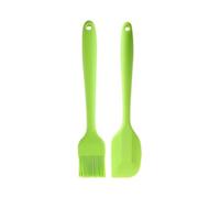 DSFDFDG Leccapentole Silicone 2 Pz/Set Silicone Pennello for Olio for Condimenti Crema for Burro Mixer Torta Spatola Pasticceria Raschietto Utensili da Cucina Strumenti di Cottura(Light Green)