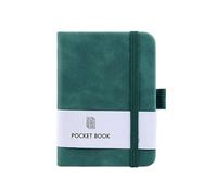 DSFDFDG Mini agenda A6/A7, taccuino portatile, blocco note creativo, agenda settimanale, cancelleria for ufficio e scuola. Per Scrivere, Per Diari(Dark Green-A7)