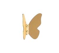 DSFDFDG Portachiavi Da Parete Gancio a forma di farfalla, gancio da parete in lega alluminio, for riporre le chiavi, cucina, bagno, organizzare(Gold)