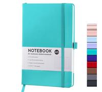 DSFDFDG Quaderno con cinturino for schizzi A5, piccolo taccuino, quaderni e diari A6, cancelleria, diario, blocchi for appunti, ufficio, materiale scolastico Per Scrivere, Per Diari(Lake Blue,A6)