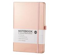 DSFDFDG Quaderno con cinturino for schizzi A5, piccolo taccuino, quaderni e diari A6, cancelleria, diario, blocchi for appunti, ufficio, materiale scolastico Per Scrivere, Per Diari(Gold,A6)