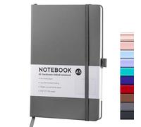 DSFDFDG Quaderno con cinturino for schizzi A5, piccolo taccuino, quaderni e diari A6, cancelleria, diario, blocchi for appunti, ufficio, materiale scolastico Per Scrivere, Per Diari(Gray,A5)