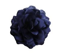 DSFDFDG Spilla da Bavero con Fiore di Camelia in Raso da 12 cm for Spille da Donna per Abiti Abbigliamento(Dark Blue)
