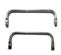 DSFDFDG Telaio for Borsa Multi Formato for Telaio for 1 Pezzo Borsa for Nuvola Morsetto for Tubo in Alluminio for in Metallico Accessori for Maniglia for per Progetti DIY(2)