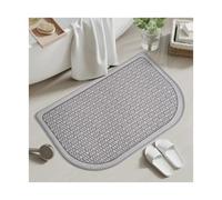 DSFDFDG Zerbino Tappetino da bagno semicircolare, antiscivolo, lavabile, ad asciugatura rapida, con supporto in gomma, assorbente, rotondo, for doccia(GGZN46-1,40X60CM(1.3X2FT)