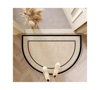 DSFDFDG Zerbino Tappetino semicircolare, porta d'ingresso antiscivolo for interni ed esterni, decorazione for la casa, tappeto for soggiorno(Color02,50x80cm 20x31inch)