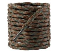 DSFIHJO 4 paia di lacci ondulati rotondi adatti for scarpe da tracciamento dell'acqua da escursionismo sportivo corda(Dark Green Coffee,180 cm)